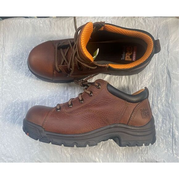 Timberland Women’s PRO Oxford Brown Safety Toe 9 US - Picture 2 of 10